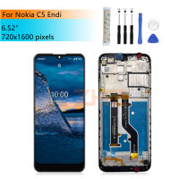 สำหรับ Nokia C5 Endi จอแสดงผล LCD Touch Screen Digitizer Assembly สำหรับ Nokia C5จอแสดงผลกรอบอะไหล่ซ่อม6.52 ";