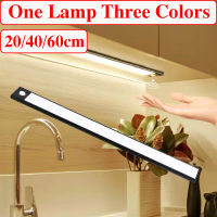 LED Kitchen 3 Colors USB Lights Cabinet Wardrobe Ultra Thin Kitchen PIR Motion Sensor LED Aluminum Shell Lamp Night Light