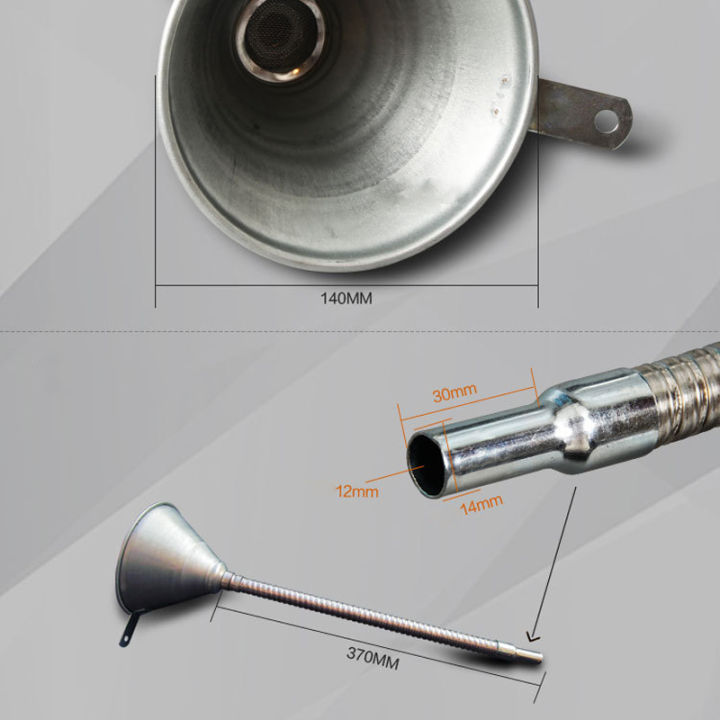 kkbb-กรวยโลหะสายอ่อน-การันตี-คุณภาพอย่างดี-กรวยโลหะเติมน้ำมัน-เกียร์-สายอ่อน-ยาว-การันตี-คุณภาพอย่างดี-กรวยเติมน้ำมัน-เกียร์ออโต้-ตัวกรองการรั่วไหลทั่วทั้งหน้าจอมีประสิทธิภาพในการกรองสิ่งสกปรก