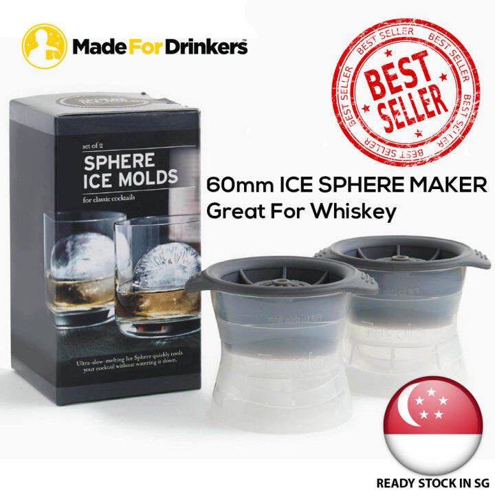 Ice Sphere Maker (set of 2 Ice Ball molds) / ice balls maker / ice ball