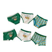 (TER)3Pcs Per Lot 2023 spring cartoon underwear baby pure triangle cotton cute boy underwear