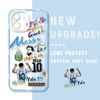 Casing Ponsel Xiaomi Redmi 9T Redmi A1 RedmiA2ของแท้กันกระแทกเคสโทรศัพท์คริสตัลเมสซี่ปลอกอ่อนคลุมทั้งหมดเคสมือถือใสป้องกันกล้อง