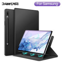 Magnetic Case For Samsung Galaxy Tab S7 Plus S7 FE S7 for S8 Ultra S8 Plus S8 S6 Lite S6 Cover With Stand Pencil Holder Funda