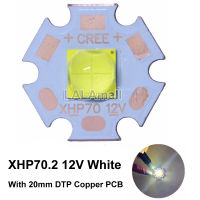 1pc CREE XHP70 XHP70.2 2nd Generation Neutral White 5000K LED Emitter 12V with 20mm Copper PCB