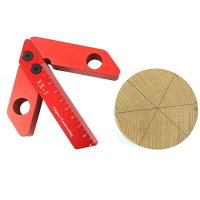 Woodworking Center Scribing Tool 45° 90° Center Finder Right Angle Center Scale Center, Woodworking Measuring Tool