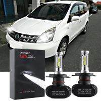 2ชิ้น X LED Lampu ไฟหน้าฮาโลเจนสีขาวหลอดไฟหน้าสำหรับ Nissan Grand Livina 2014-ปัจจุบัน2020