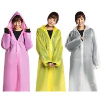 【cw】Fashion EVA Women Man Raincoat Thickened Waterproof Rain Poncho Coat Clear Transparent Camping Hoodie Rainwear Suit 【hot】