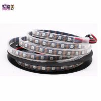 【♘COD Free Cas♘】 na07037036036666 Ws2813 Dc5v Wires30สัญญาณคู่/60 Leds/M 2813 Individละพิกเซล Led Ws2812b ปรับปรุง Ip30 Pcb สีดำ/ขาว/65/67