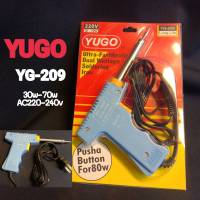 ํํYUGO รุ่น YG-209 หัวเเร้งบัคกรี(ยกชุด) #หัวเเร้งปืน YUGO เเท้100% #YG-209 #ปรับอุณหภูมิได้ 30-70W #ตัวดูดตะกั่ว #น้ำยาประสาน #ตะกั่ว คุ้มสุด!!!!!