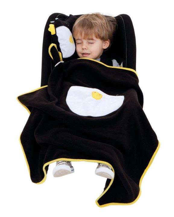 Trunki SnooziHedz Travel Pillow and Blanket Pippin the Penguin