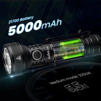 Sofirn IF22A 3A Rechargeable 2100 lumen Powerful Flashlight Luminus SFT40 LED Torch Throwing 700 Meters Powered by 21700