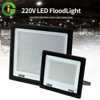 สปอร์ตไลท์ led 220v ไฟสปอร์ตไลท์50w/84LED200w/600LED1000w/2500LED ไฟกลางแจ้ง Flood Light Saving ผนังกันน้ำโรงรถสนามฟุตบอลแสงน้ำท่วมไฟ ตกแต่งสวน ขนาด IP66 Waterproof