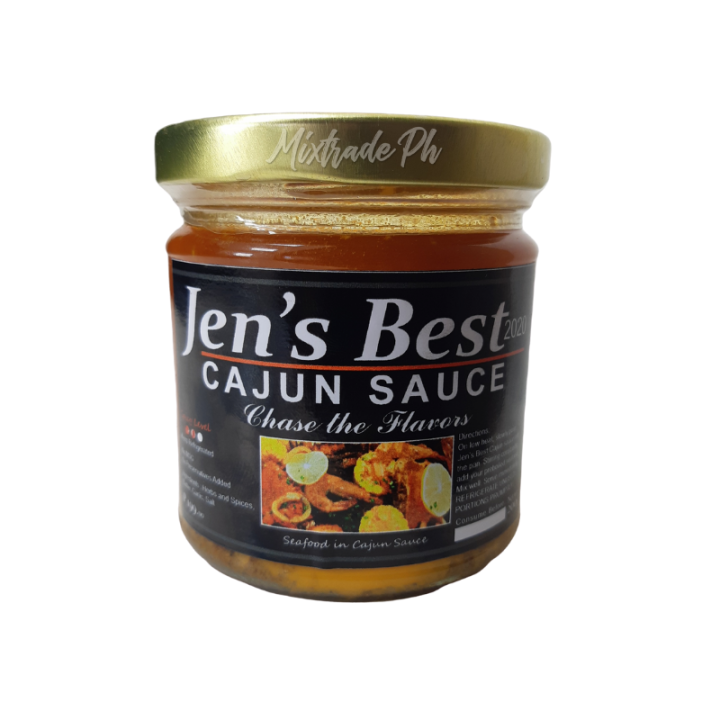 Jen's Best Cajun Sauce (200 ml) Cajun Seafood Seasoning for all Cajun Recipes by mixtrade ph