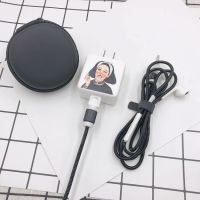 RENO2 Data Cable Case reno2 Mobile Phone Charger Sticker ins Cute Girl Headset Storage