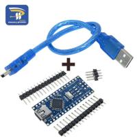 【⊕Good quality⊕】 kougouxu Atmega328 V3.0นาโน Usb ขนาดเล็ก Ch340g Atmega328p 5V 16M ไมโครคอนโทรลเลอร์บอร์ดสำหรับ Arduino 328P นาโน3.0 Ch340