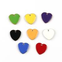 【YF】☢❂┅  10 Pcs Enamel Pendants Enamelled Sided Charms Unplated 16x16mm Earring Jewelry Makings