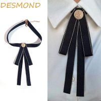 ✥♛✘ Desmond ธนาคารผูกโบว์ ขนาดเล็ก หรูหรา วินเทจ ริบบิ้น เครื่องแบบ เสื้อผ้า เครื่องแบบ JK ผ้าผูกคอ สําหรับโรงเรียน เครื่องแต่งกาย เนคไท