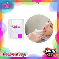 Bliss Tooth &amp; Gum Wipes 1 ซอง ผ้าทำความสะอาดช่องปากสำหรับเด็ก ใช้ได้ตั้งแต่ฟันซี่แรก ผลิตภัณฑ์ดูแลช่องปากเด็ก