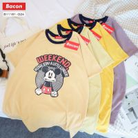 Liptun Shop เสื้อยืดมิกกี้เมาส์  วินเทจ Mickey Mouse ทรงเสื้อ UNISEX ลายน่ารัก เสื้อโอเวอร์ไซส์ Oversize เนื้อผ้า Cotton สินค้าพร้อมส่ง