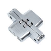 Strap Hinge Hinges Invisible Concealed Cross Hinges Stainless Steel Concealed Hinges for Folding Door Wooden Door 45x13mm (