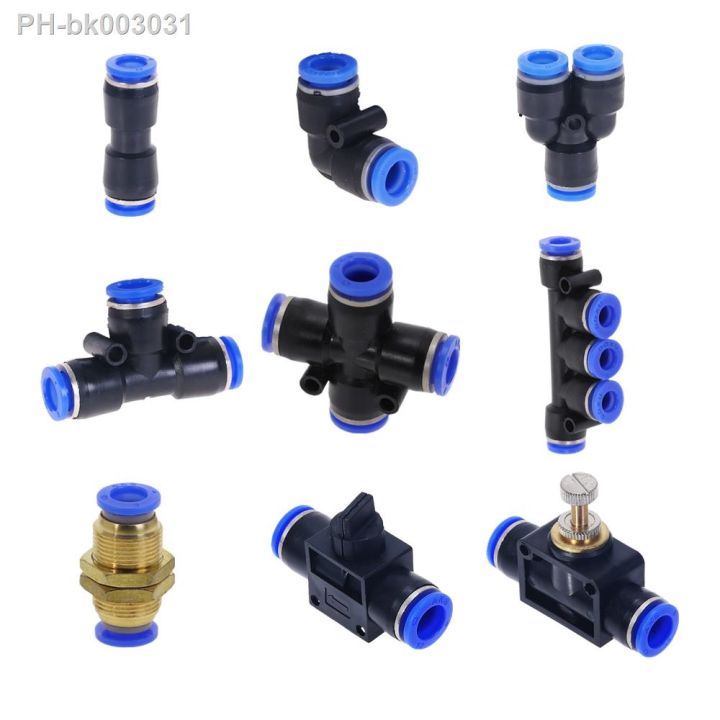 Pneumatic fittings PY/PU/PV/PE/HVFF/SA Air water pipes and pipe ...