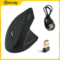 ZZOOI RYRA USB Optical Mouse Gamer Mause  2.4G Wireless Comfortable Computer Gaming Mice For Lapt Ergonomic Vertical Mouse