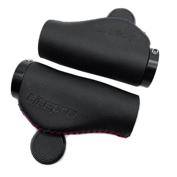 litepro-mountain-bike-pu-handlebar-bicycle-handle-grips-comfortable-cover-cycling-accessory-black