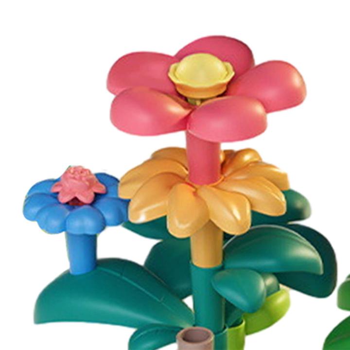 dolity-permainan-susun-ดอกไม้ดอกไม้ก้านการจัดเรียงสำหรับการรับรู้สีก่อนวัยเรียน51ชิ้น