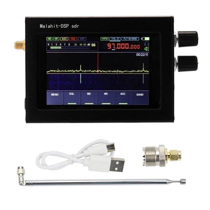 50khz-200mhz-400mhz-2ghz-malachite-sdr-radio-dsp-sdr-receiver-3-5-touch-screen-am-ssb-nfm-wfm-analog-modulated