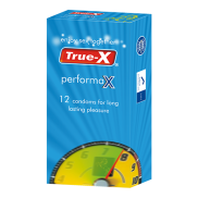 Bao cao su True-X PerformaX- Extra time kéo dài thời gian hộp 12 chiếc