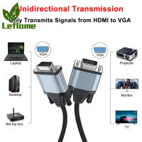 Leflame สาย Vga Hdmi-เข้ากันได้กับสาย Vga ตัวผู้-การเชื่อมต่อชายสำหรับสายวิดีโอคอมพิวเตอร์โน๊ตบุ๊คจอทีวี