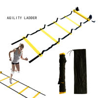 Agility Speed Ladder Stairs Nylon Straps Training Ladders Agile Staircase For Fitness Soccer Football Speed Ladder Equipment