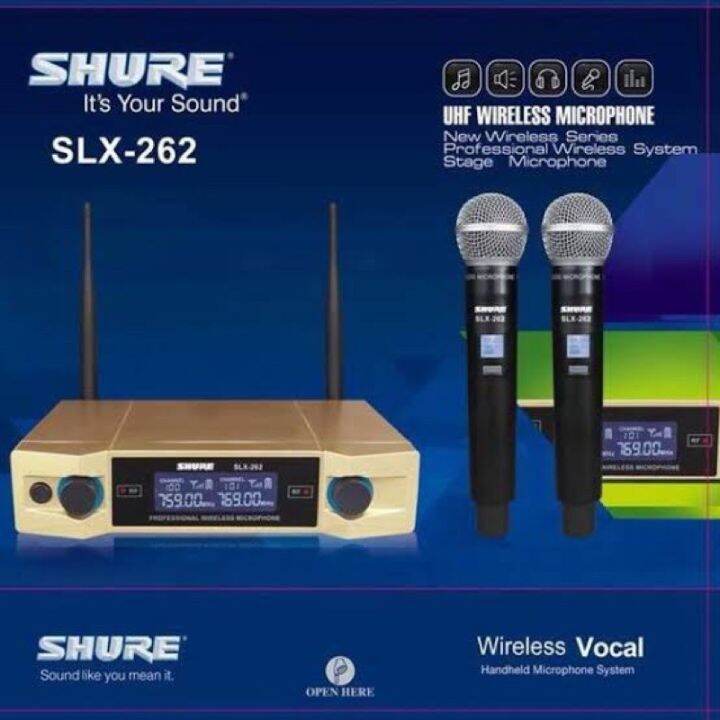 Microphone Wireless SHURE SLX262 Lazada Indonesia