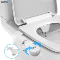 SOOSI Bidet Attachment Ultra-Slim Toilet Seat Bidet With ss Inlet Adjustable Water Pressure Clean Ass