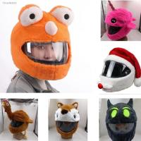 ✹✜✶ Motorcycle Plush Head Cover Helmet Accessories Casco Motocross Protection Helmet Cute Cartoon Animal Cover New Christmas Helmet