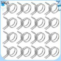 SIXUL 10Pcs/set คลิปสปริง ที่หนีบสายยาง สายน้ำมันเชื้อเพลิง ชุดจัดประเภท คลิปหนีบท่อ การปิดผนึก 5-12มม. คลิปสปริงหลอด รถจักรยานยนต์สกู๊ตเตอร์