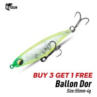 【cw】 LEYDUN BALLON DOR Fishing lures 55mm 4g Slow Sinking amp; Darting Hard Baits Japan Wobblers Tackles 【hot】