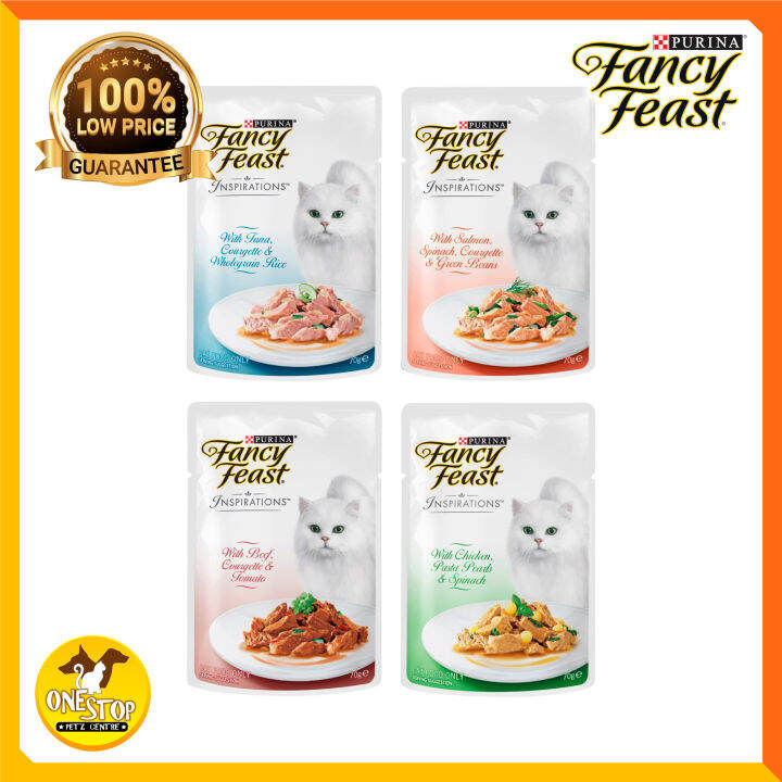 Fancy Feast Inspirations Cat Wet Food / Pouch 70gm Lazada
