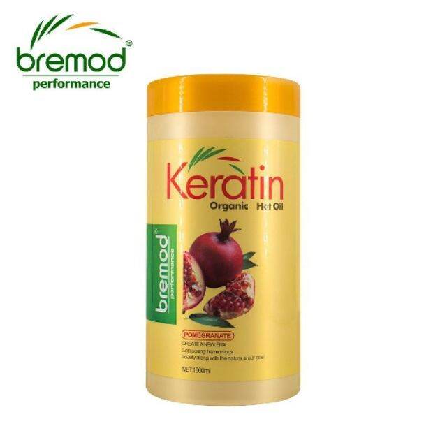 Bremod Performance Keratin Organic Hot Oil 1000ml pomegranate Lazada PH