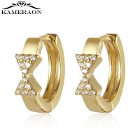 [COD] Bow Earrings 925 with Gold Color for 2021 Hoop Earring Fashion Birthday Partly