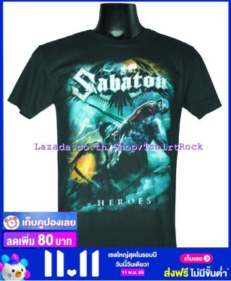 เสื้อวง SABATON เสื้อยืดวงดนตรีร็อค เมทัล เสื้อร็อค  SBN1473 ส่งจากไทย