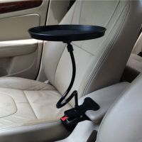 Black Car Food Tray Folding Dining Table Drink Holder Car Pallet Back Seat Water Car Cup Holder