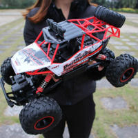 Kunpengbaozhuang รถ RC 1/12 4WD Rock Crawlers 4X4ขับรถมอเตอร์คู่ Bigfoot รถระยะไกลควบคุมรถของเล่น (ไม่มียางสำรอง)