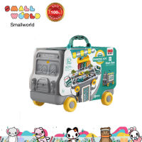 Smallworld Parking Lot Mobile Play House 2 IN 1 ของเล่น ชุดโต๊ะฝึกเล่นจอดรถ รุ่น 11K07