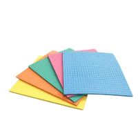 ○✎ 4pcs For Kitchen Cleaning Eco-friendly Swedish Sponge Cloth Reusable Clean Cellulose Sponge Dish Towels