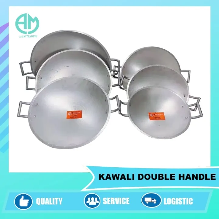 soucc KAWALI / CAWALI Frying Pan DOUBLE HANDLE aluminum pan makapal