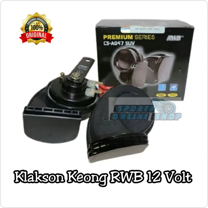 Klakson Keong RWB 12V Tanpa Relay Water Proof Lazada Indonesia