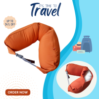 หมอนรองคอ Japan U-Shape Neck Cushion Fit (Orange)