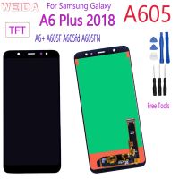 สำหรับ Samsung Galaxy A6 A605 A6บวกหน้าจอดิจิตอลสัมผัสหน้าจอ Lcd ประกอบสำหรับ Samsung A605 A605f เปลี่ยน A605fn