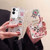 เคสโทรศัพท์มือถือ VIVO V29 5G ใหม่2023อนิเมะอุลตราแมนสีเทียน Shinchan ซิลิโคนแบบนุ่มเคสใส่โทรศัพท์ใส Vivo V29เคสฝาครอบ5G